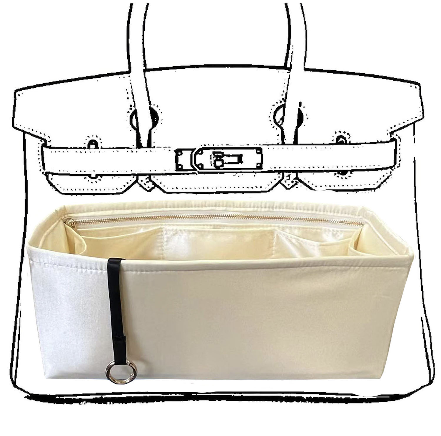 Luxury Skincare Organizer - Purse Organizer Birkin S 25 30