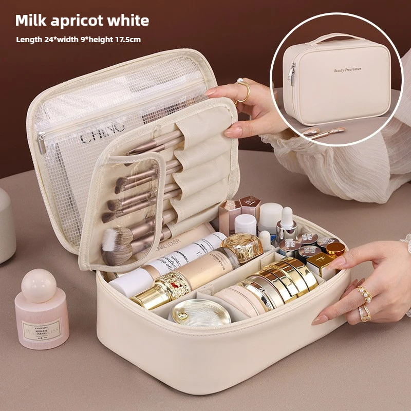 Luxury Skincare Organizer - New Women's Large Capacity Cosmetic Bag