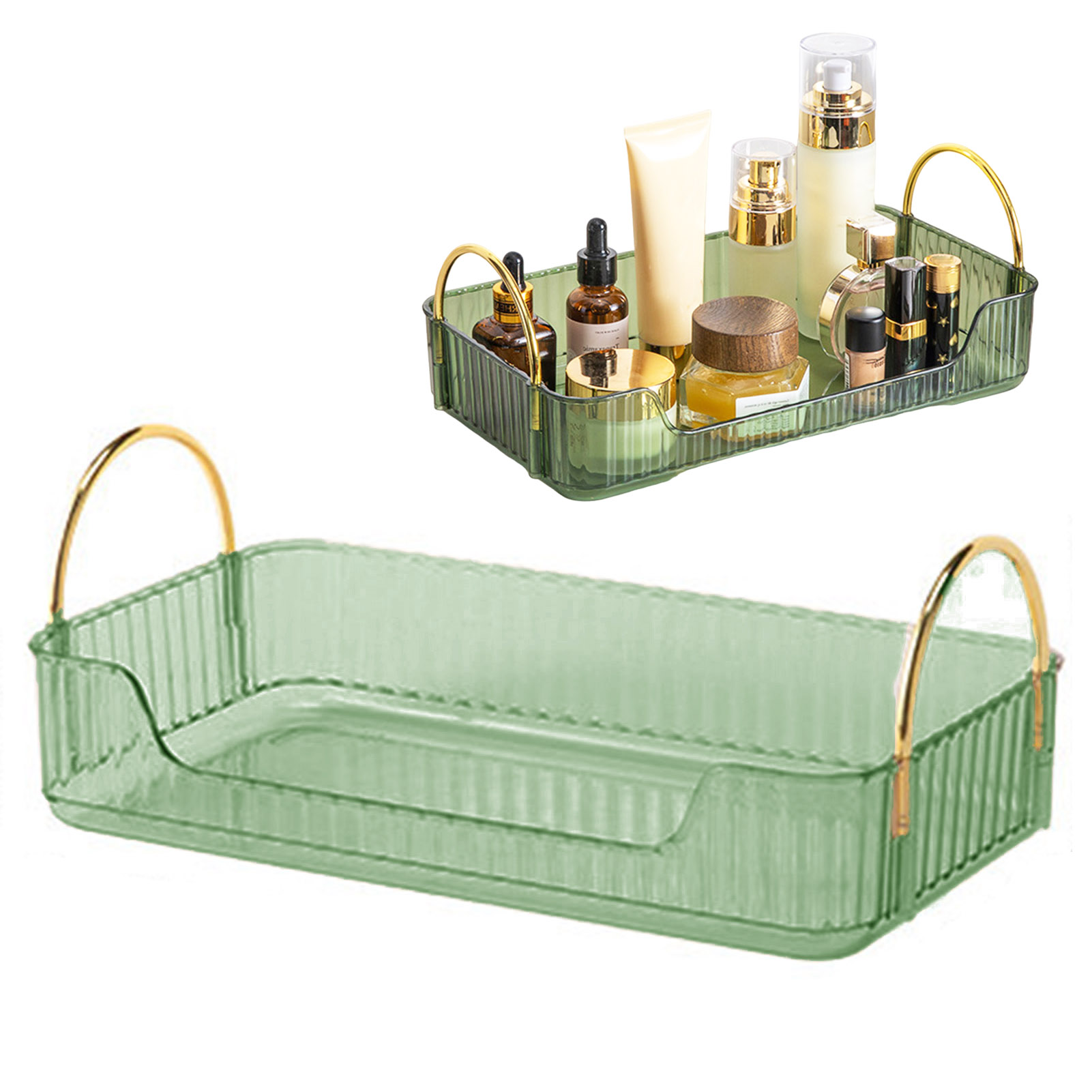 Bathroom Organizer Rack Light  - Luxury Skincare Tray review and price