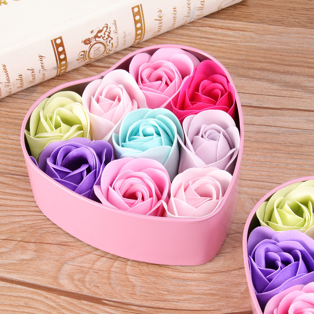Rose Soap Flower Soap Set in E - Luxury Skincare Gift Set review and price