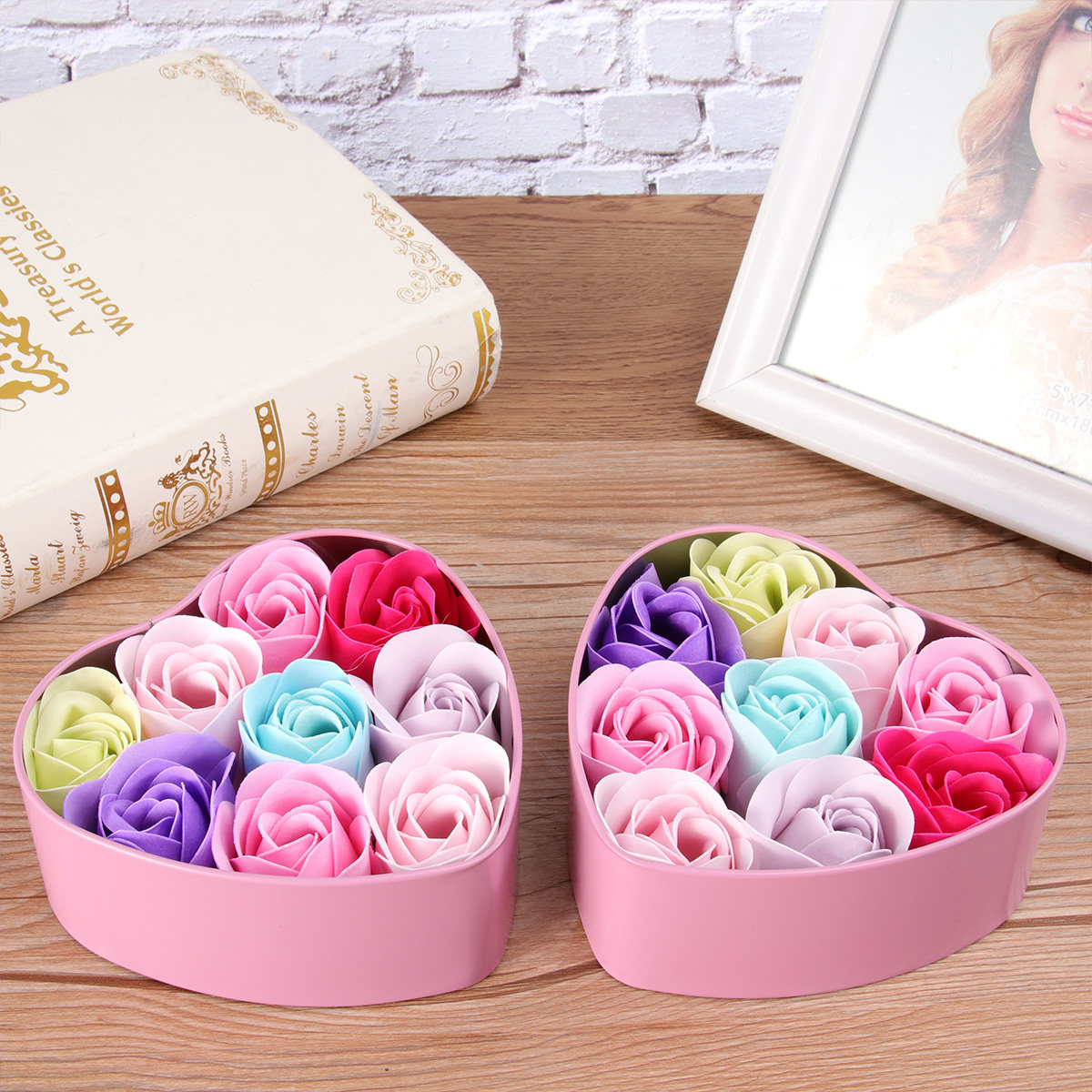 Rose Soap Flower Soap Set in E - Luxury Skincare Gift Set review and price