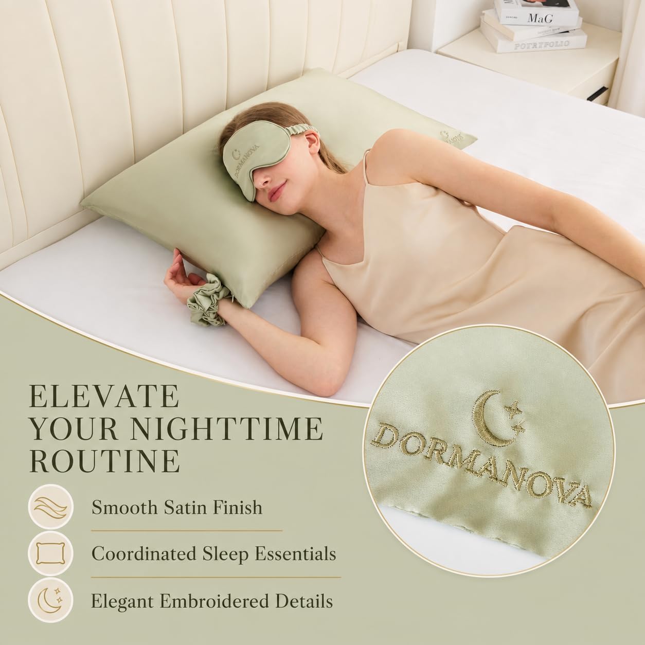 Luxury Satin Sleep Set – Satin - Luxury Skincare Gift Set review and price