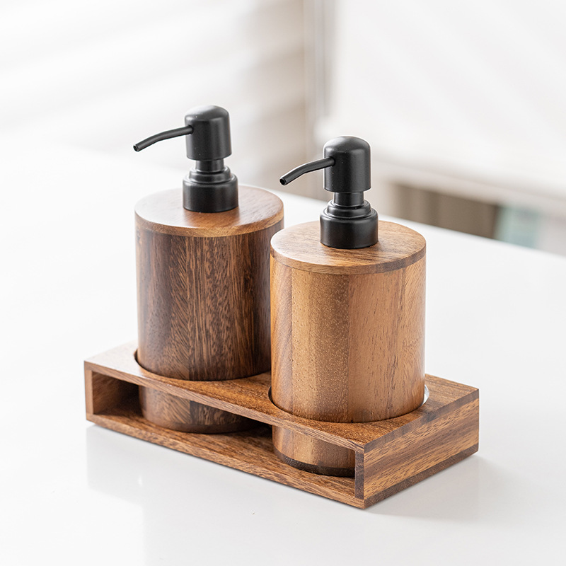 Walnut wood press-type portion - Luxury Skincare Tray review and price