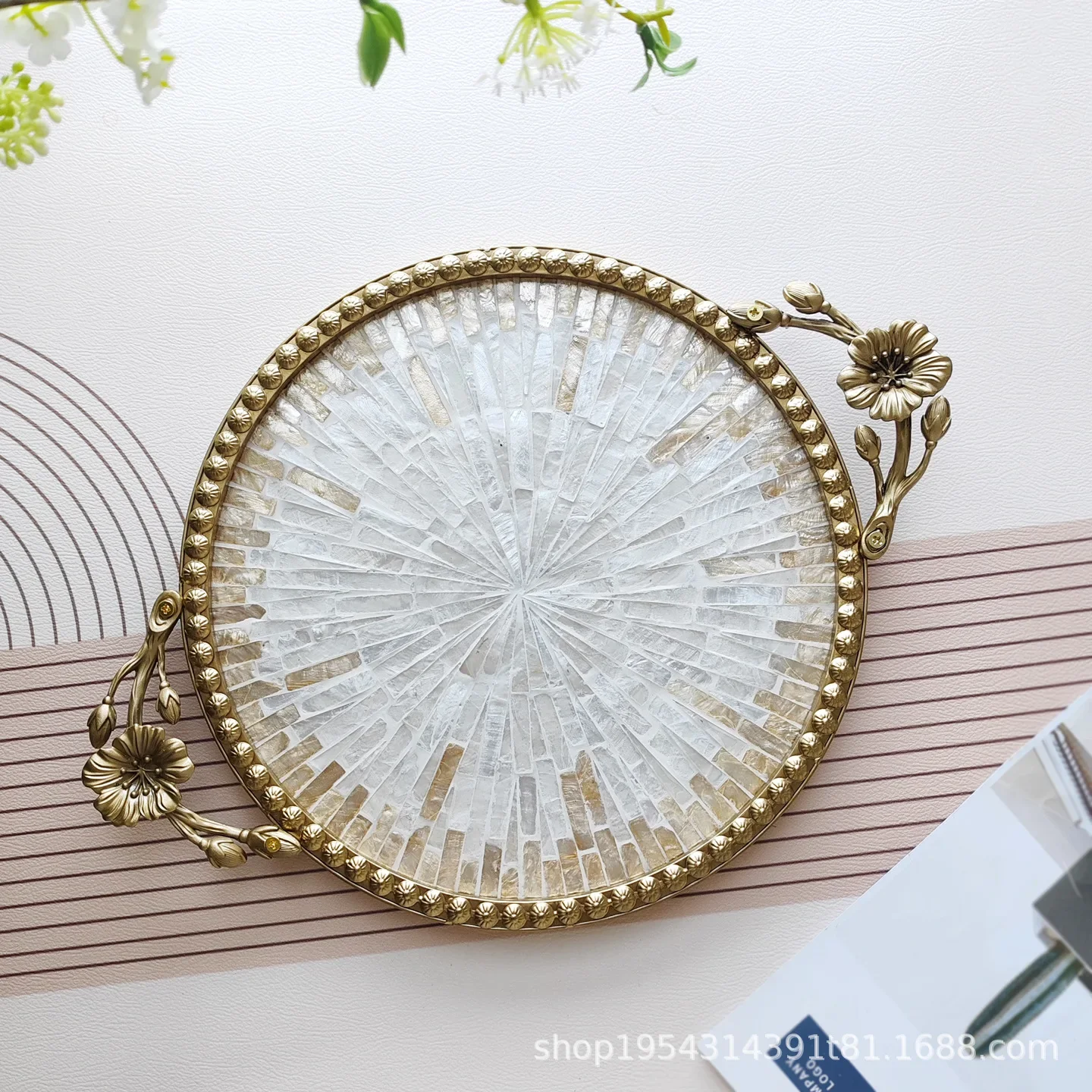 b7- new Chinese retro light lu - Luxury Skincare Tray review and price