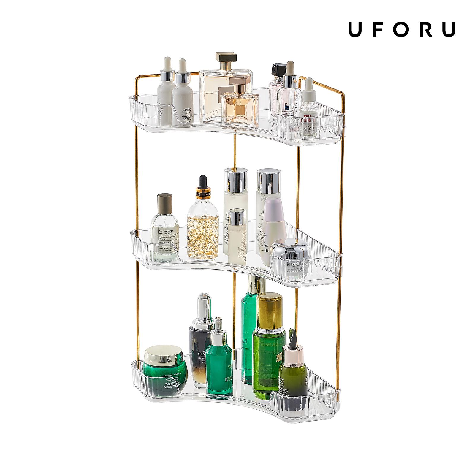 3 Tier Clear Bathroom Organize - Luxury Skincare Tray review and price